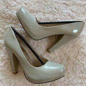Light Gray Pumps High Heels New